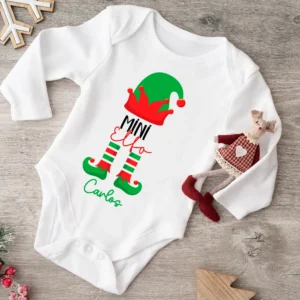 🎄 Body Personalizado “Mini Elfo / Mini Elfa”