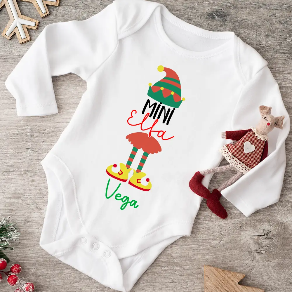 🎄 Body Personalizado “Mini Elfo / Mini Elfa” - Imagen 2